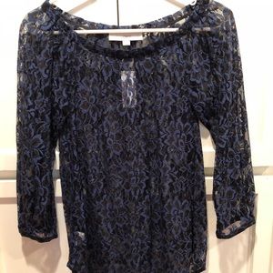 LOFT Sheer Blouse